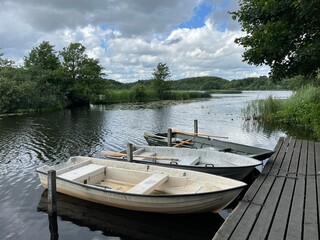 Obraz premium boats on the lake
