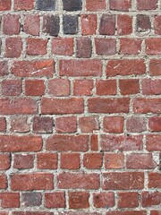 red brick wall