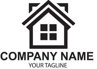 vector real etate logo design 