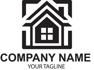 vector real etate logo design 