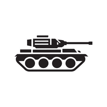 recommend clip art: Armored Vehicle Silhouette Design - Striking and Detailed Illustration of a Modern Military Tank, Perfect for Use in Defense-related Branding, War-themed Marketing, or Military Corporate Identity.
                    