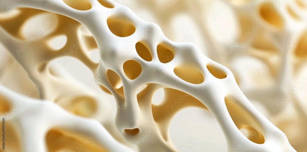 Poster white abstract 3d background with bio shapes pattern texture.