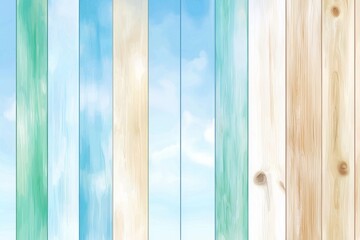 Obraz premium Elegant and classic striped seamless pattern in blue and beige. The horizontal lines create a sense of harmony and sophistication.