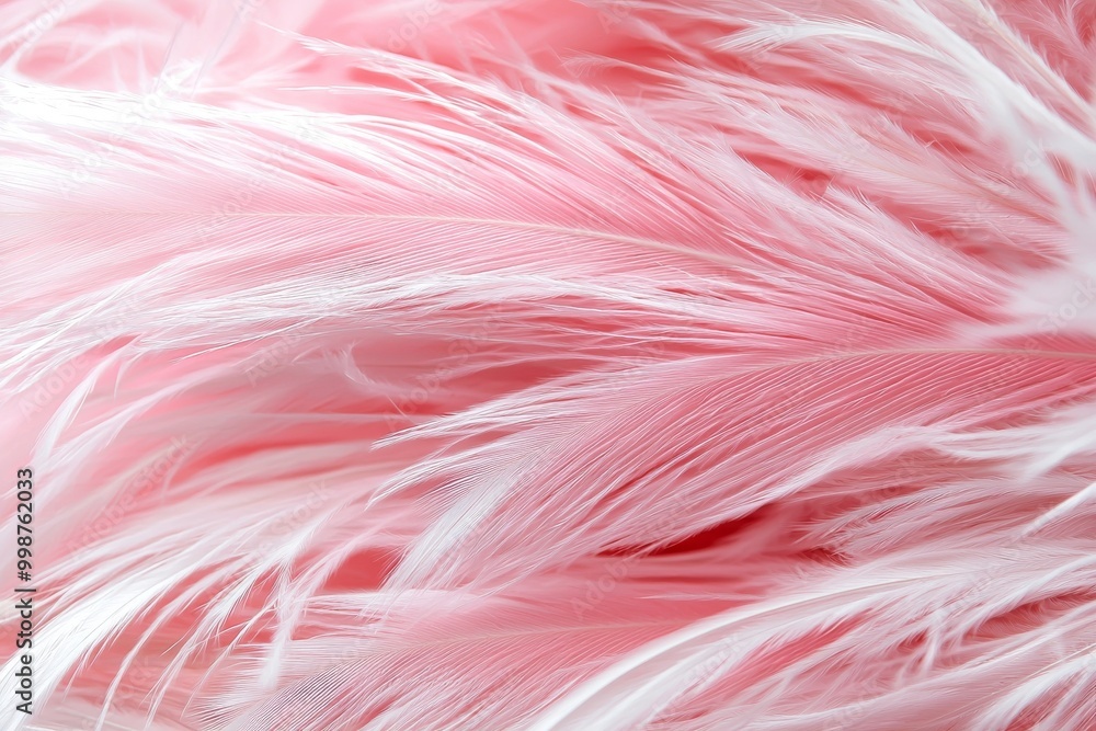 Poster soft pink feather pattern texture background