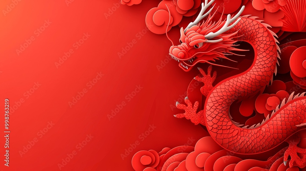 Poster chinese traditional background design with abstract pattern in red chinese red textured pattern in t