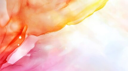 Soft textured watercolor painting of peach fuzz wave pattern, with a peach fuzz watercolor background