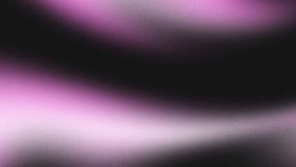 Abstract banner background featuring a grainy gradient in pink, black, and white tones, with a noisy texture for use in poster headers and designs