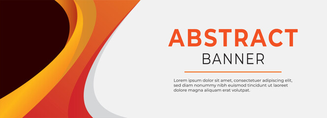 Creative abstract business banner design background