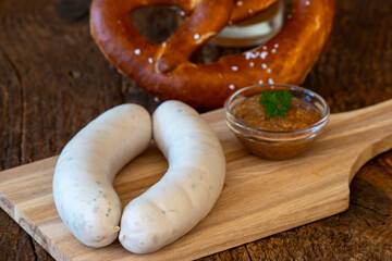 bavarian white sausages