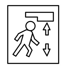 Low Clearance Vector Line Icon Design