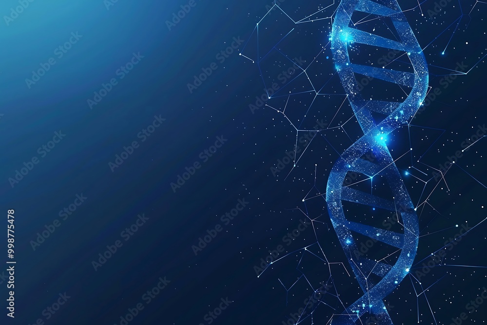 Poster abstract background with molecules and lines. vector illustration for your design.