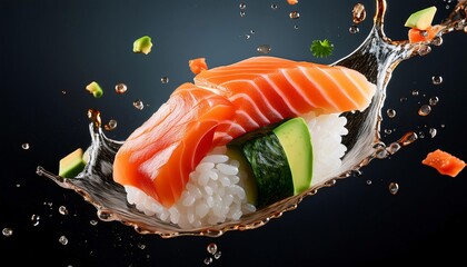 Sushi in Motion: The Art of Fresh Ingredients and Flavor