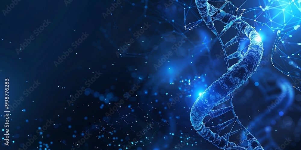 Poster abstract background with molecules and lines. vector illustration for your design.