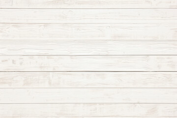 Obraz premium White wood planks with a subtle textured grain, offering a clean and versatile surface perfect for showcasing culinary creations or product arrangements in photography