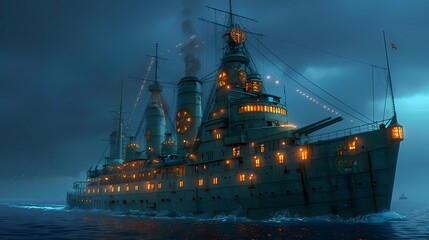Fototapeta premium ship in the port
