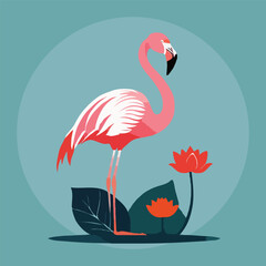 Flamingo Lotus Oasis 