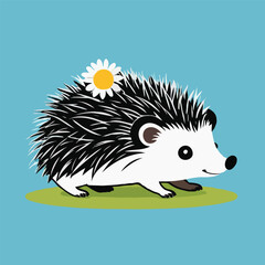 hedgehog and Flower