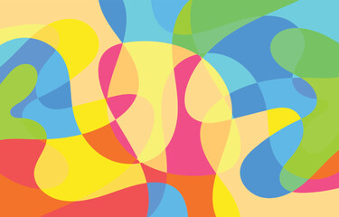 Colorful Abstract background design, vector art