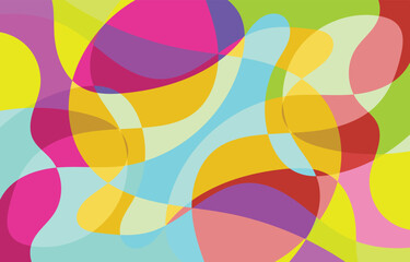 Colorful Abstract background design, vector art