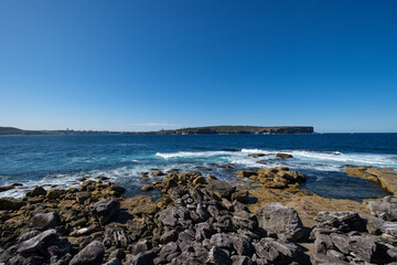 Shores near Hornby Lighthouse at South Head, New South Wales, Australia