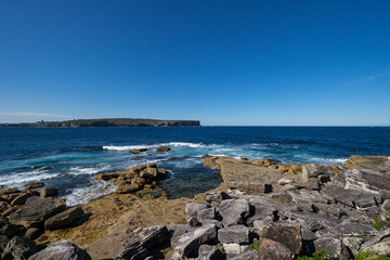 Shores near Hornby Lighthouse at South Head, New South Wales, Australia