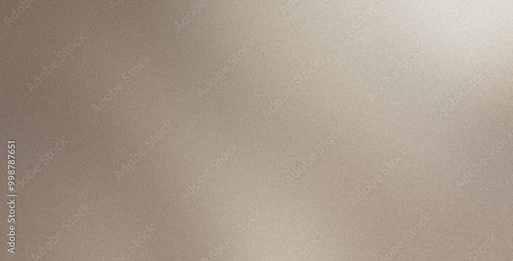Poster subtle gradient is created from left to right on a grainy metallic texture background