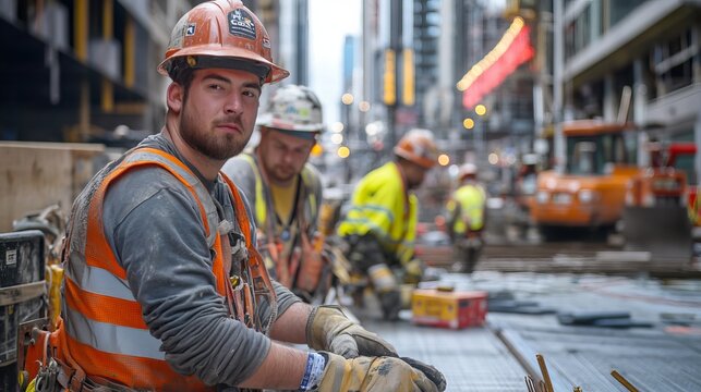 Construction crews follow strict guidelines to work on elevated areas, prioritizing safety and efficiency. 