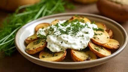  Deliciously creamy potato salad with fresh herbs
