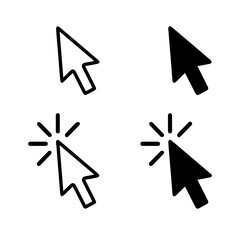 Set of arrows vector black isolated white blackground .arrow vector icon collection arrow