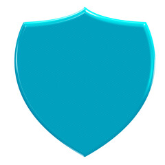 Blue shield security badge