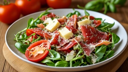  Fresh and vibrant salad ready to be savored