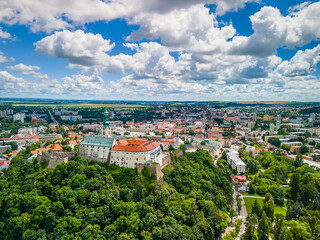 Aerial View Over Nitra City, Slovakia