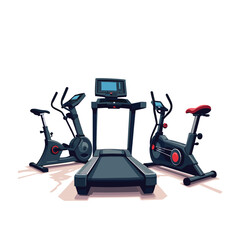 Gym concept vector illustration