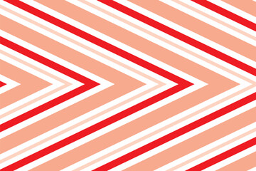 simple red cream color v shape line pattern a striped pattern with zigzag stripes in red and white