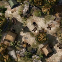 DnD map, RPG maps, Fantasy battle map