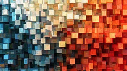 Abstract 3D Cube Art Collection: Geometric Designs, Textures, and Colorful Patterns