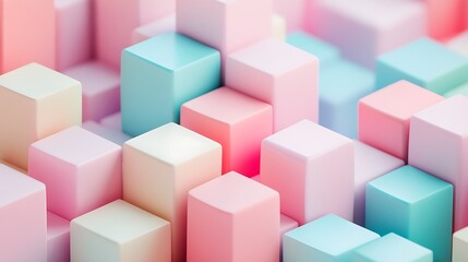 Obraz premium Abstract 3D Cube Art Collection: Geometric Designs, Textures, and Colorful Patterns