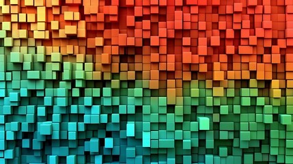 Abstract 3D Cube Art Collection: Geometric Designs, Textures, and Colorful Patterns