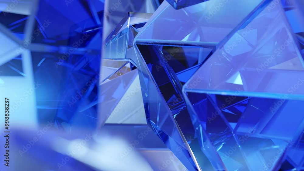 Poster modern background with polygonal crystals. a geometric gem surface in abstract 3d. diamond reflectio