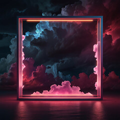 Abstract background minimal background with pink blue