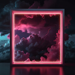 Abstract background minimal background with pink blue