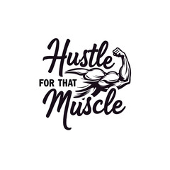 Gym typography vector illustration for t-shirts design