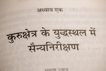 Text from the Bhagavad Gita | Ancient Wisdom and Spiritual Teachings from Hindu Scripture	
