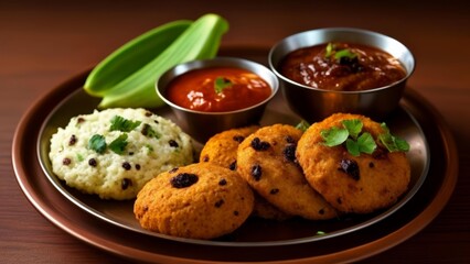 Delicious Indian snacks with chutneys ready to be savored