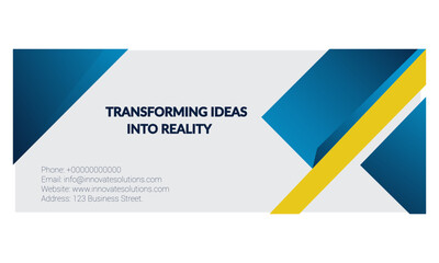 Creative Marketing sell plan layout design 