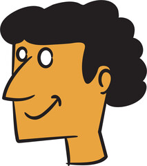 Man Avatar Hand Drawn Illustration