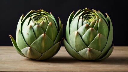 Fototapeta premium Fresh artichokes ready for culinary delight