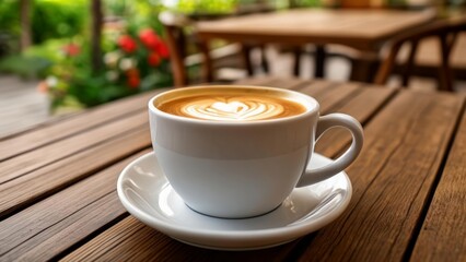  A moment of tranquility with a latte art masterpiece