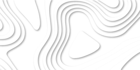 Abstract paper carve template. Abstract white background with waves White abstract background.