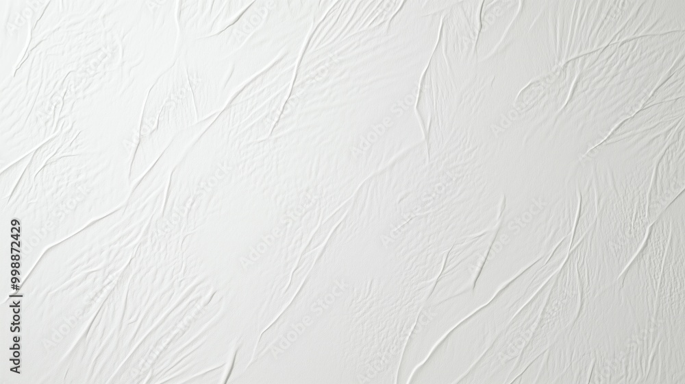 Poster white background with a pattern of lines and swirls. the lines are thin and wavy, giving the impress